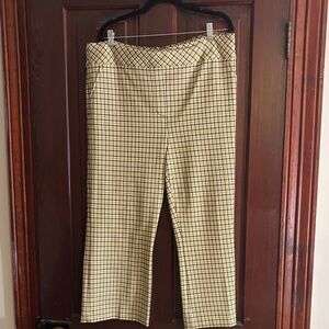 SPANX kick flare houndstooth pants XXL